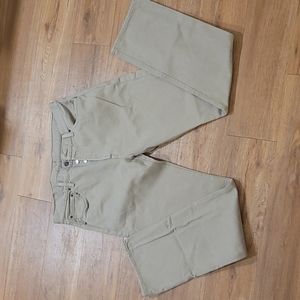 Levi's 501 buttonfly 34x34 khaki colored  "jeans"